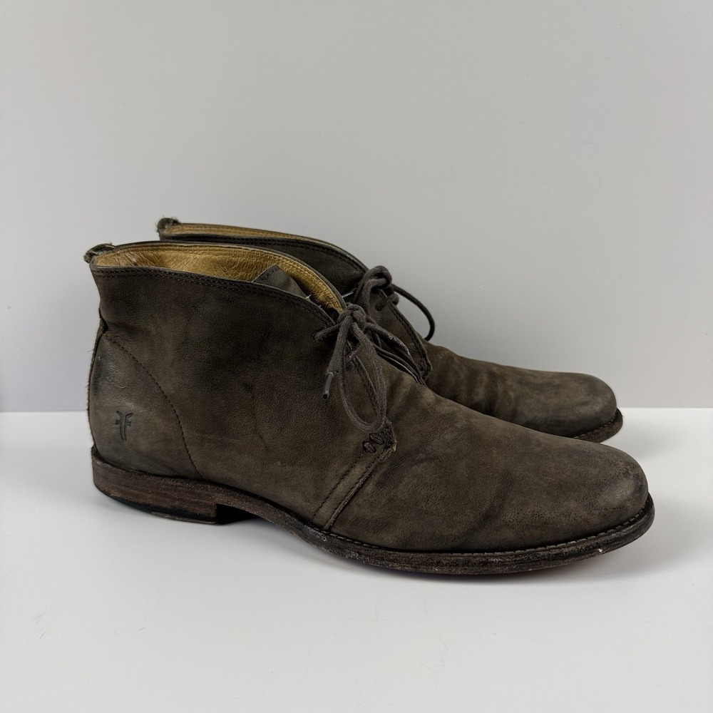 FRYE Men's Phillip Chukka Leather Boots Size 9 D